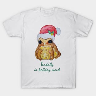 Christmas Frog in holiday mood T-Shirt